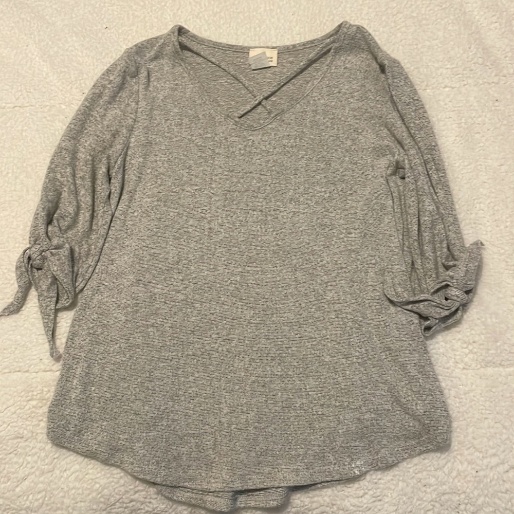 Grey Mid Sleeve Shirt